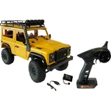DF-Models RC-Auto Land Rover Defender 90 Crawler 4WD RTR gelb 1:12 (12609536)