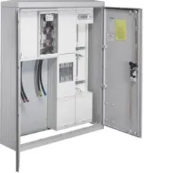 Hager ZAW132HH1 Wandler- und Messschrank, Stromnetz Hamburg, NAR für HAK Gr.2, AAR NH2SUT.Bestückte Wandlerschrank nach DIN EN 61439, Schutzart IP