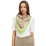 Betty Barclay Tuch mit Aufdruck Khaki/Nature | Gr.: onesize