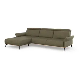 PLACES OF STYLE »Fjord L-Form« massiv, wahlweise mit Armlehnfunktion, Kopf- Sitztiefenverstellung