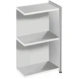 Kerkmann Artline Transparent Aktenregal 39 x 38 x 80 cm weiß