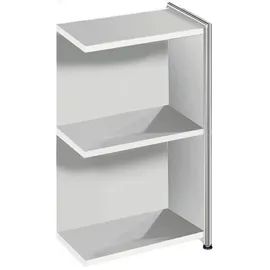 Kerkmann Artline Transparent Aktenregal 39 x 38 x 80 cm weiß