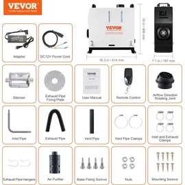 Vevor Diesel-Luftheizung 12 V 5-8 kW tragbar CYJRQL220V8KWL2YVV2