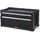 KETER Modul Kunststoff 56,2 x 28,9 x 26,2 cm schwarz mit 2 Schubladen