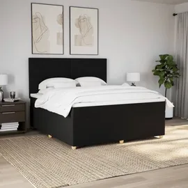 vidaXL Boxspringbett 180 x 200 cm Schwarz