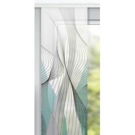 Neusser Collection Flächenvorhang Waves petrol, 60 x 280 cm