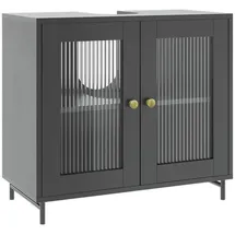 Vicco Waschbeckenunterschrank Malte 60 x 58 cm Grau