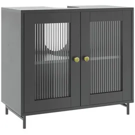 Vicco Waschbeckenunterschrank Malte 60 x 58 cm Grau