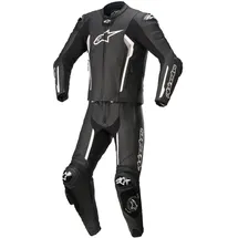 Alpinestars Missile V2 Lederkombi schwarz/weiß, 58