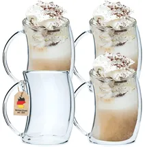 Intirilife Latte Macchiato Glas 0,2 l 4-tlg.