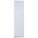 Belrad Paneelheizkörper Vertikal 1800 x 472 mm 1640 W weiß Mittelventil