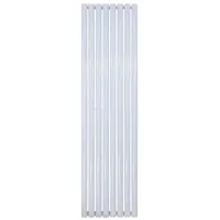 Belrad Paneelheizkörper Vertikal 1800 x 472 mm 1640 W weiß Mittelventil