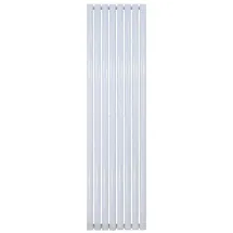 Belrad Paneelheizkörper Vertikal 1800 x 472 mm 1640 W weiß Mittelventil