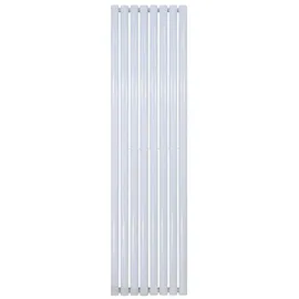 Belrad Paneelheizkörper Vertikal 1800 x 472 mm 1640 W weiß Mittelventil