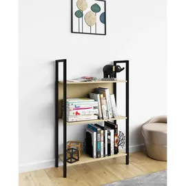 VCM Flakos Standregal 56 x 100 x 24 cm Honigeiche