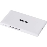 Hama USB-3.0-Multi-Kartenleser, SD/microSD/CF/MS, weiß