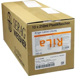 RINGER LAKTAT Lösung Plastik 10X250 ml Infusionslösung