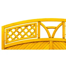 Andrewex Sichtschutzelement Toulon 180 x 150 cm Braun Holz