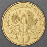 Münze Österreich 1/25 Unze Goldmünze Wiener Philharmoniker