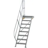 Günzburger MUNK Aluminium-Treppe Plattform 45° 8 Stufen