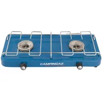 Campingaz Base Camp 2-flammiger Gaskocher inkl. Gasschlauch Campingkocher 50mbar