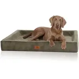 Knuffelwuff Hundebett Santiago XXL 120 x 100 cm khaki