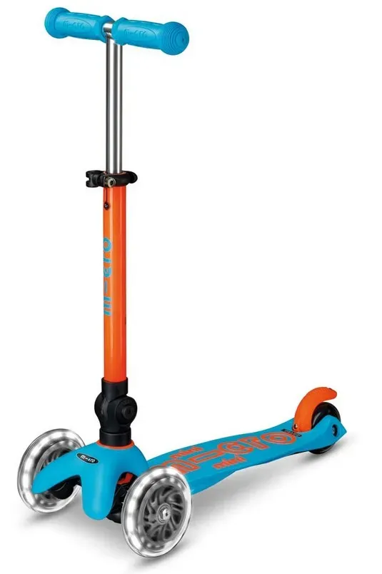 Scooter Mini MICRO DELUXE foldable Neon LED Sunset orange - MMD242