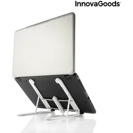 InnovaGoods Zusammenklappbarer und Verstellbarer Laptop-Ständer Flappot, InnovaGoods® - Silber