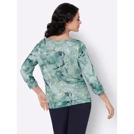 CREATION L Mesh-Shirt Blau 36