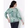 CREATION L Mesh-Shirt Blau 36