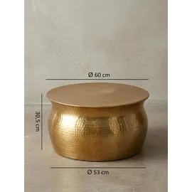 KADIMA DESIGN Gold Aluminium 60 x 30,5 x 60 cm