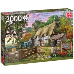 Puzzle 18870 Dominic Davison Das Bauernhaus, 3000 Puzzleteile bunt