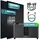 sunniva Balkonkraftwerk Full Black Bifazial 920 W inkl. 2,56 kWh Speicher + 2 x 460 W N-Typ Glas-Glas Bifacial Module