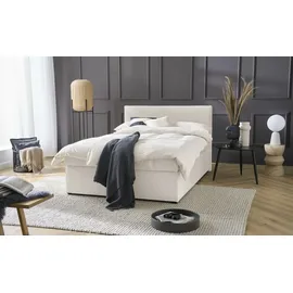 Möbel Kraft Boxspringbett 127 x 104 cm H3 Creme