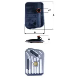 Knecht Hydraulikfilter Automatikgetriebe 6-gang Passend Für Ford C-max Focus Gal: Hydraulikfilter, Automatikgetriebe Ford: 2245798 Ford: 7m5r7g186ac F