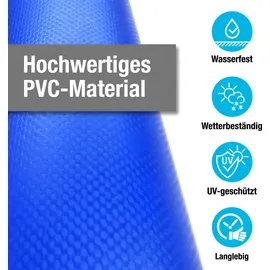 ANKO Planen Plane PVC LKW 700g/m2 MIT ÖSEN Abdeckplane Schutzplane matt reißfest stabil (Anthrazit, 2,5m x 1m) - Dunkelgrau