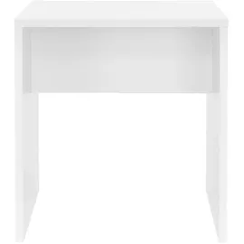 ML-Design Hocker Holz 40 x 36 x 41 cm Weiß