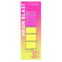Catrice Cosmetics Catrice Neon Blast Nail Polish Strips, Pink, Gelb, Jubiläum, Nagelfolien. Vorbereitung: Naturnägel gründlich mit acetonfreiem Nagellackentferner...