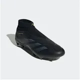 Adidas Predator League Laceless FG Core Black / Carbon / Gold Metallic 47 1/3