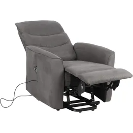 Duo Collection TV-Sessel DUO COLLECTION "Avila mit eletrischer Aufstehhilfe und Relaxfunktion", grau (anthrazit), B:78cm H:82cm T:90cm, Mikrofaser: 100% Polyester, Sessel, Taschenfederkern mit Stahlwellenunterfederung
