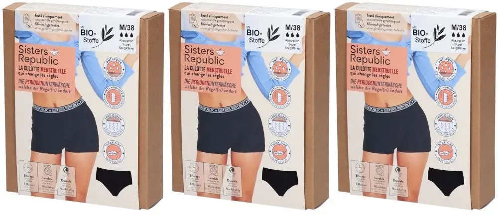 Sisters Republic Boxer Ginger - Menstruationsslips M/38 Super