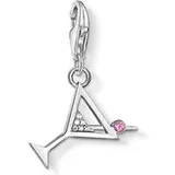 925er Silber Charm Anhänger Cocktail
