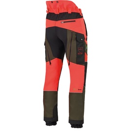 PSS Schnittschutzhose X-treme Vectran Rot/Schwarz - untersetzt