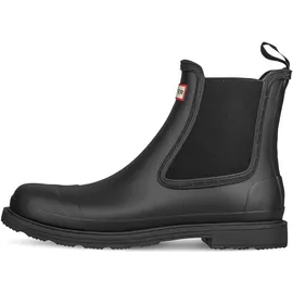 Hunter Commando Chelsea Boot Herren Schwarz 43