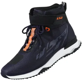LS2 Acrux Motorradschuhe - Black / Fluo Orange - EU 45