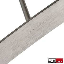 SOTech Kleiderbügel Edelstahl mit geschlossener Öse Garderobenbügel, Hosenbügel 10 Stück) - Silber