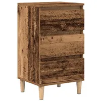 VidaXL Nachttisch Alte Holz 40x35x70 cm Ingenieurholz