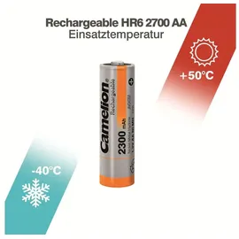 Camelion NiMH-Mignon-Akku 2300 mAh 4 Stück