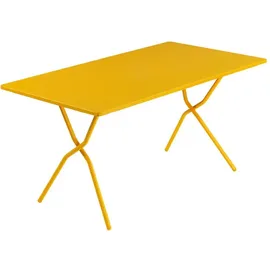 Lafuma Klapptisch 140 x 80 x 72 cm Miel/Honiggelb