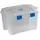 Curver Aufbewahrungsbox Totem 60 l 1-tlg. transparent/blau